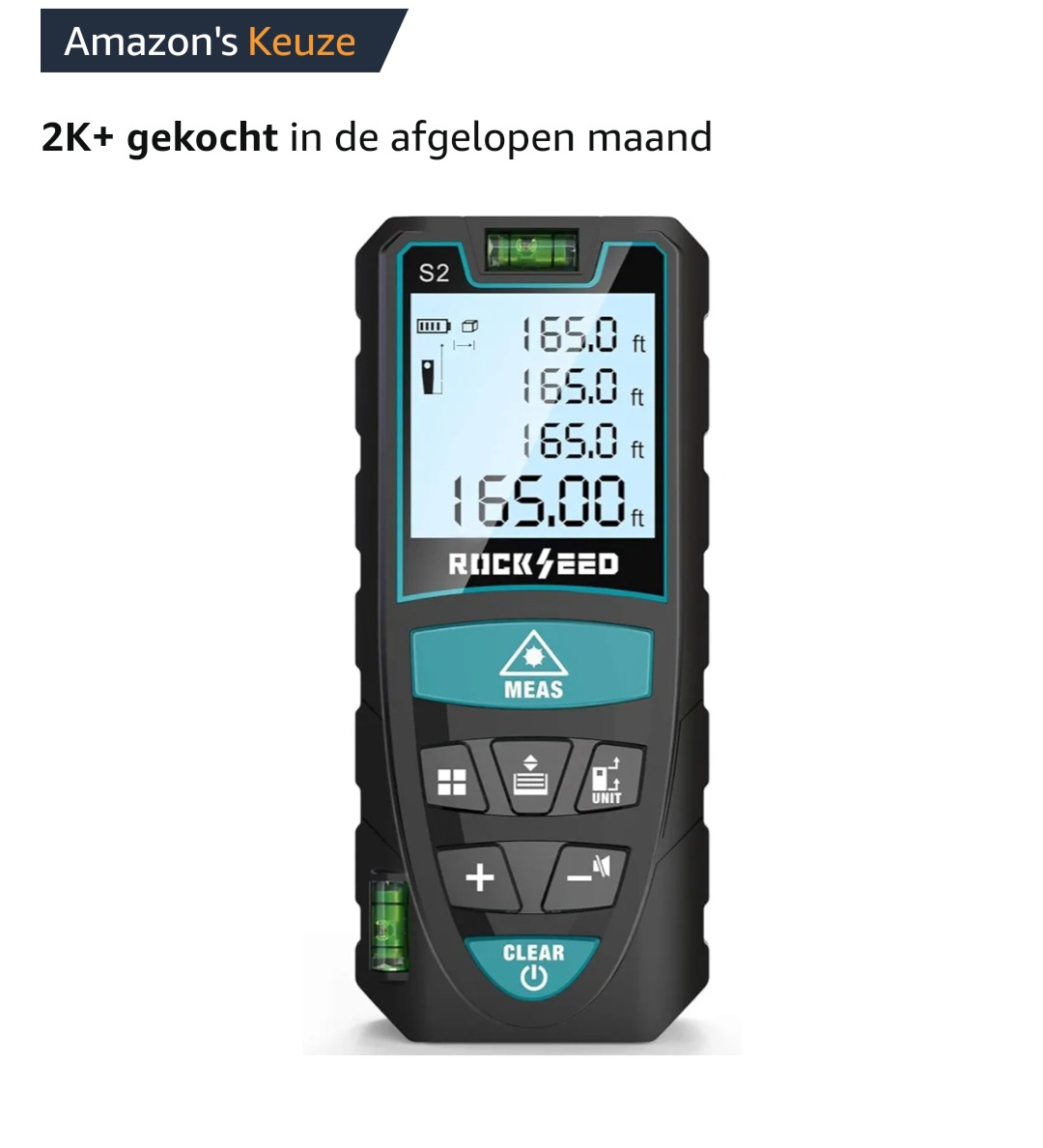 Laserafstandsmeter/digitale waterpas