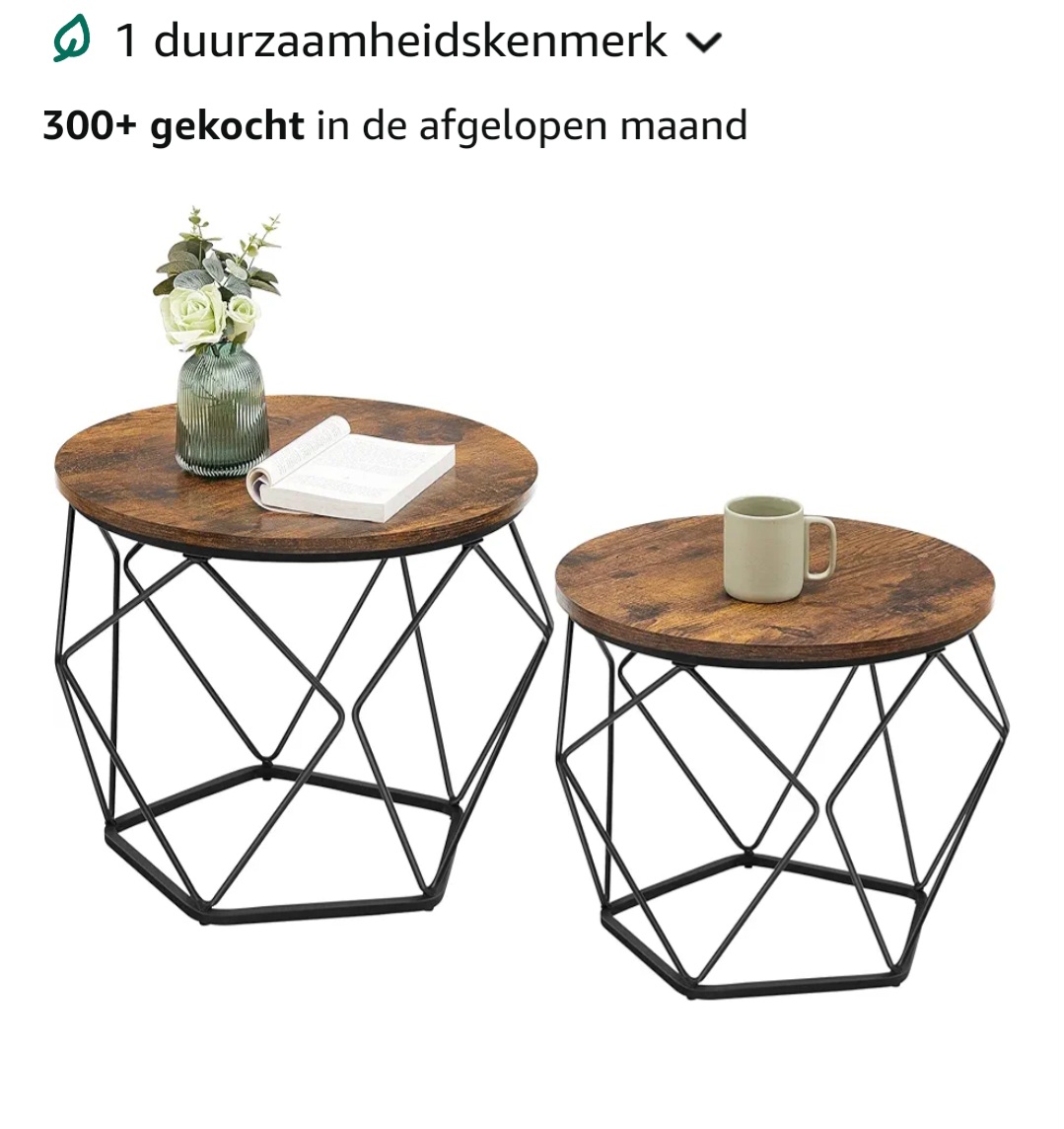 Salontafels, set van 2. -56%