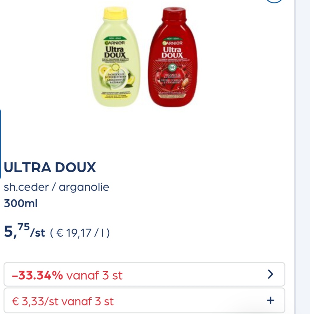 Collect&go ultra doux -33,34% extra