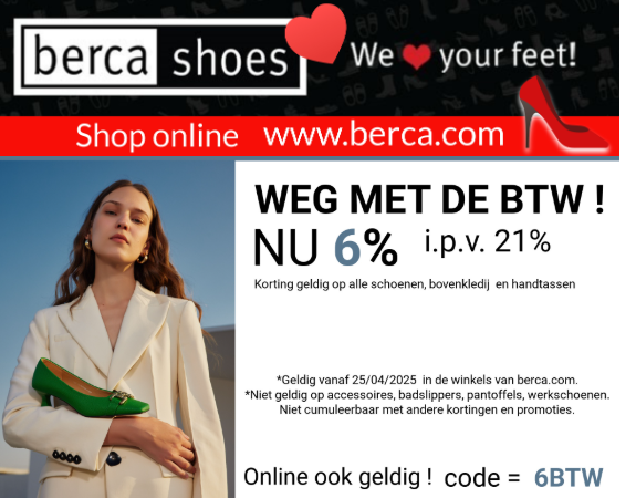 Berca: 6% btw ipv 21% btw