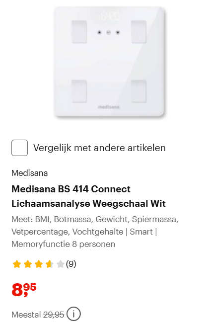 medisana weegschalen(3 varianten)