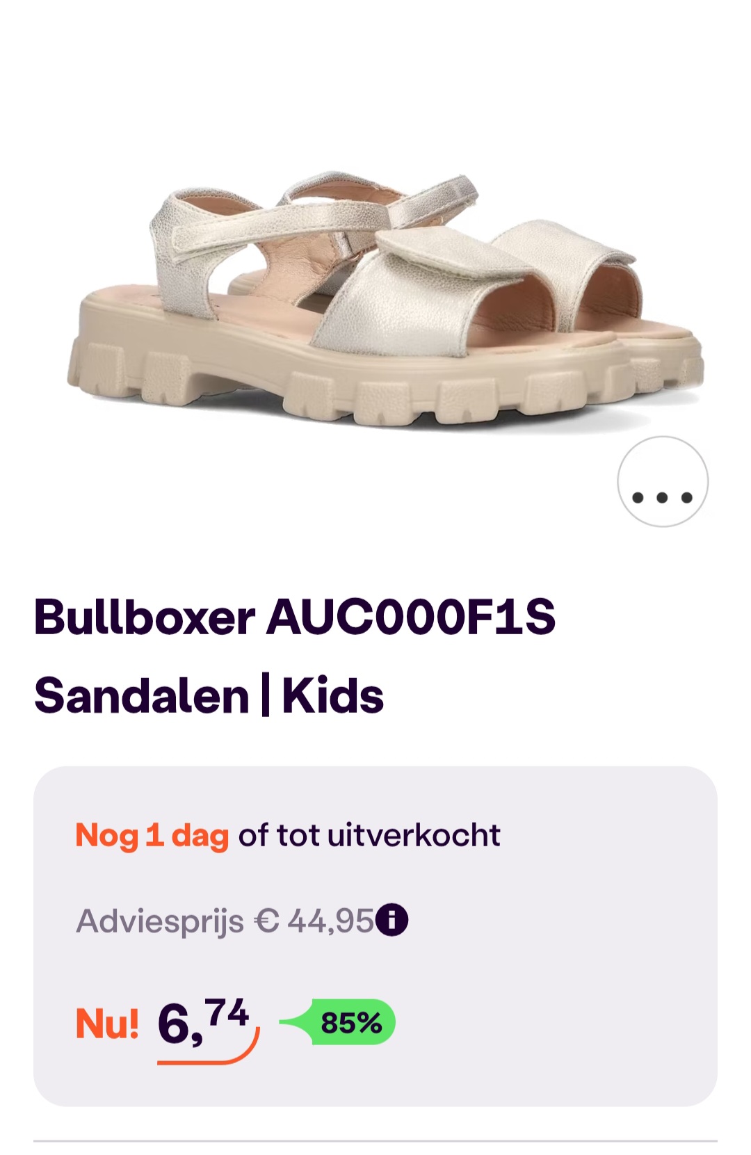 Bullboxer sandalen voor kinderen -85% bij ibood.com