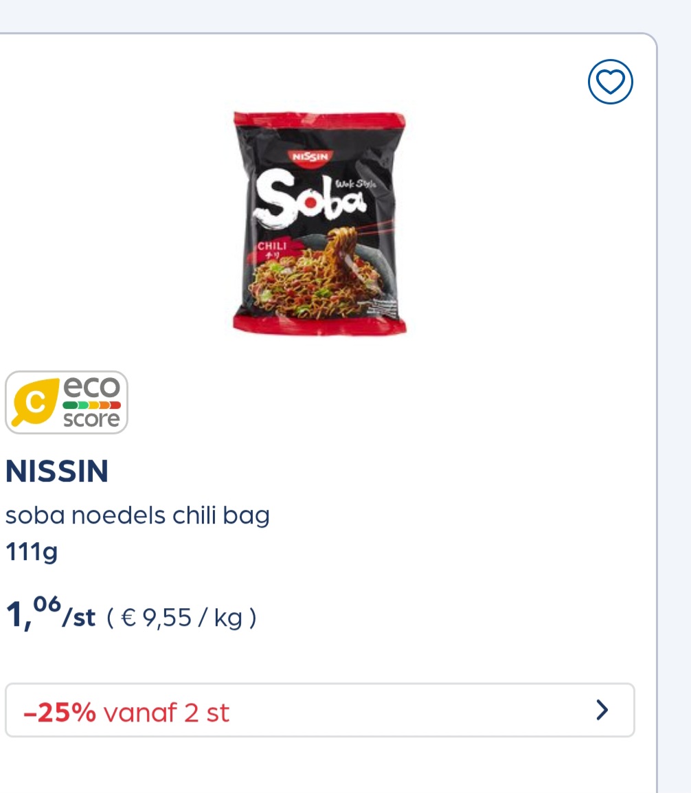 Collect&go soba noedels -25% extra