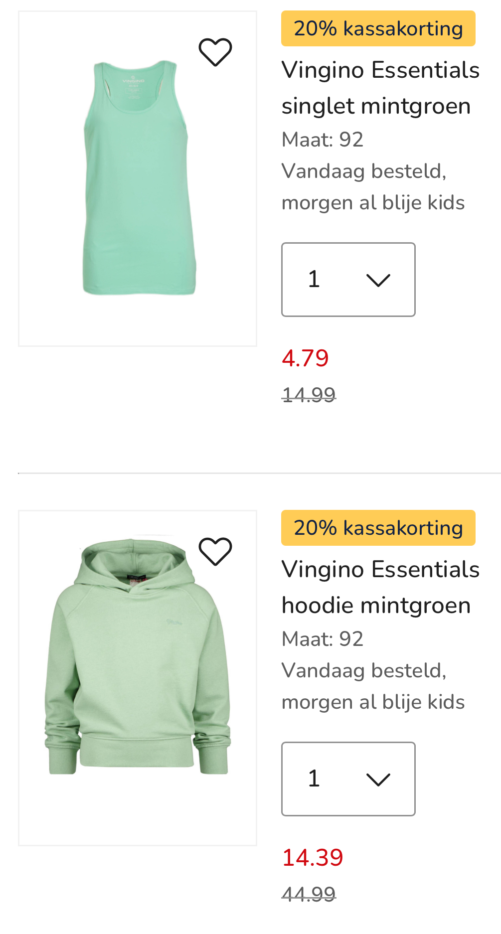 Vingino kleding kids