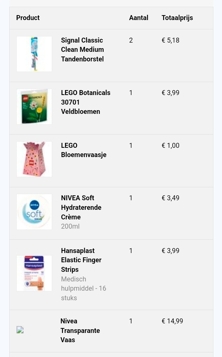 Bij Kruidvat gratis Lego, gratis vaas, oogmaskers 2+1 en dettol in promo