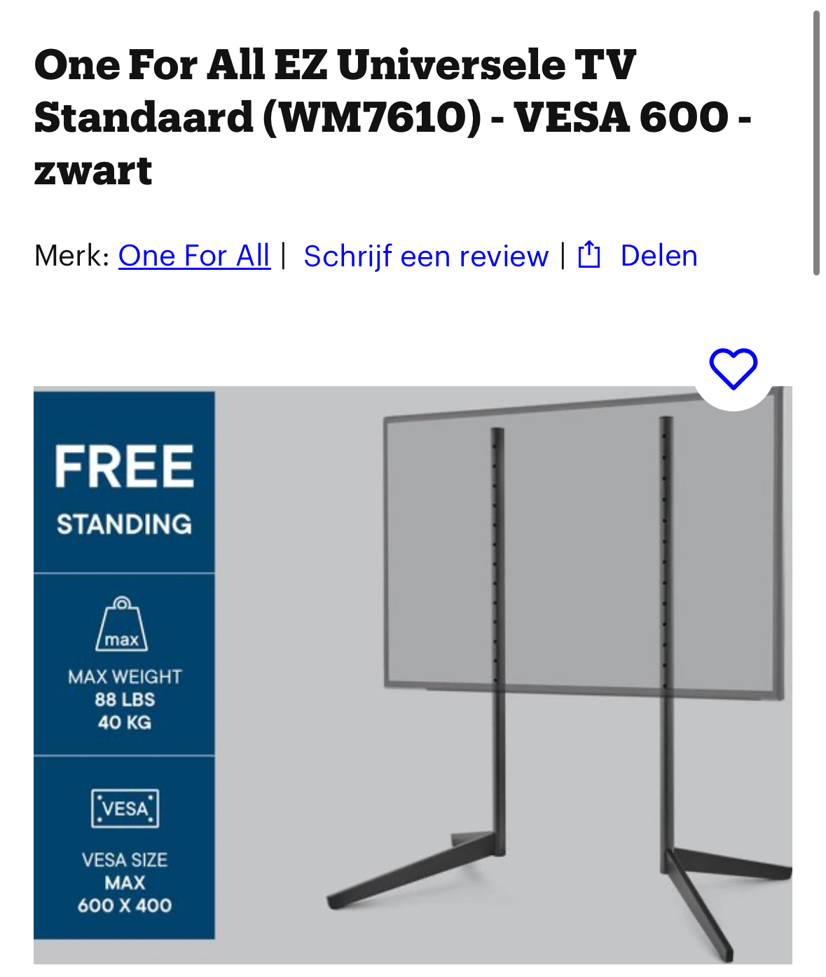 Universele TV Standaard