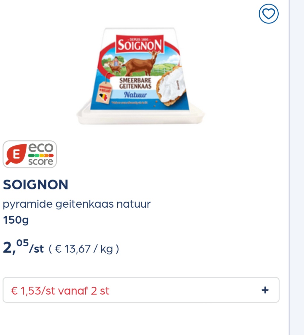 Soignon geitenkaas pyramide