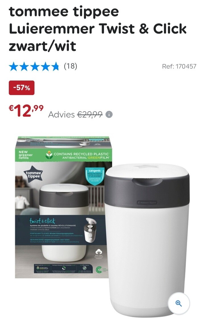 Tommee Tippee Luieremmer 🤩 Twist & Click