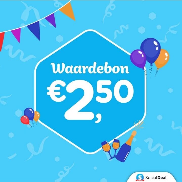 Waardebon €2,50