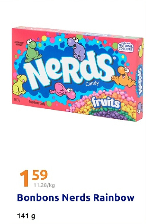 Bonbons Nerds Rainbow