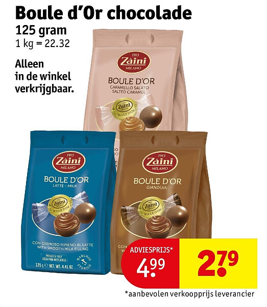 Boule d’Or chocolade