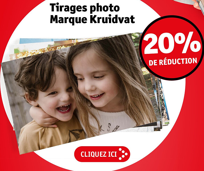 Tirages photo Marque Kruidvat