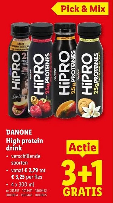 High protein drink