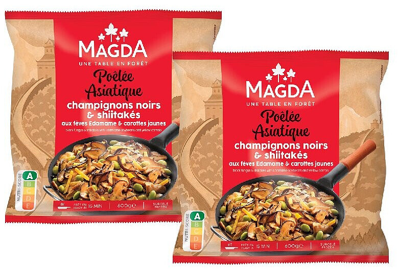 Poêlée asiatique champignons noirs & shiitakés surgelée Magda