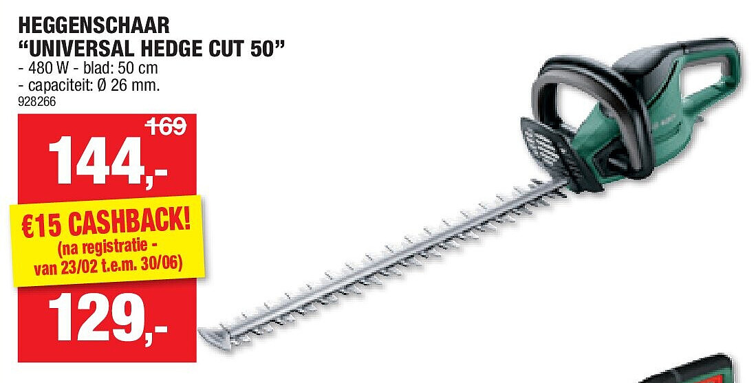 HEGGENSCHAAR “UNIVERSAL HEDGE CUT 50”
