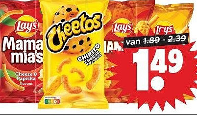 Cheetos, Hamka’s, Pomtips of Mama Mia’s