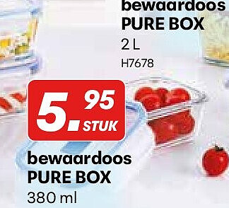 bewaar doos PURE BOX 380 ml