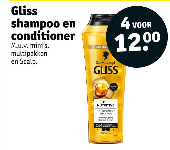 Gliss shampoo en conditioner