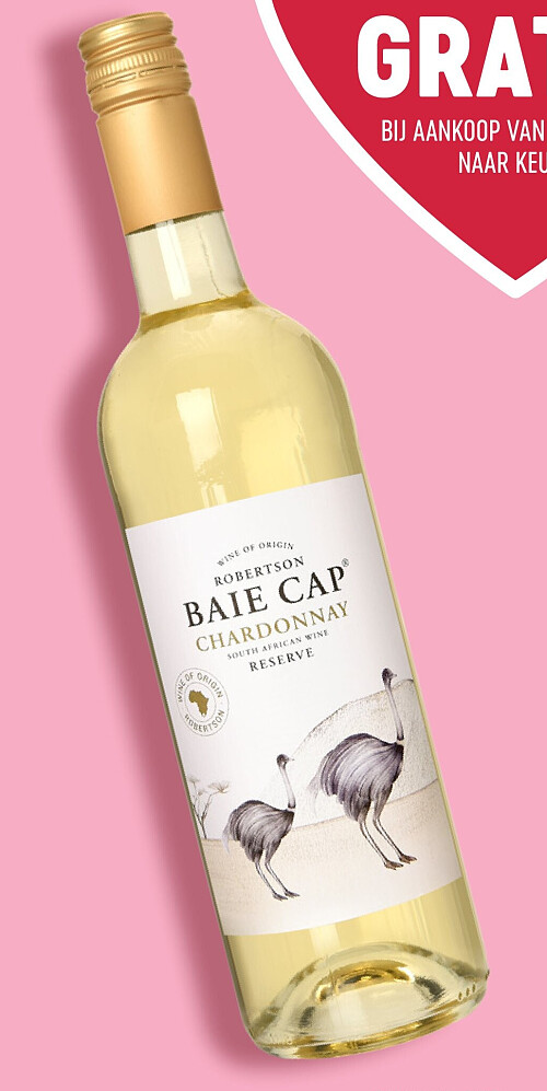 BAIE CAP CHARDONNAY RESERVE 2025 W.O. Robertson