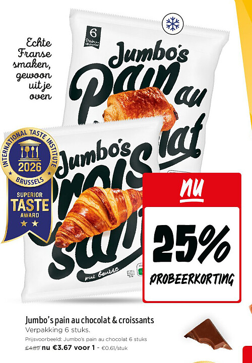 Jumbo’s pain au chocolat & croissants