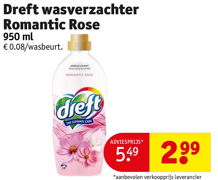 Dreft wasverzachter Romantic Rose