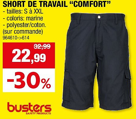 SHORT DE TRAVAIL “COMFORT”
