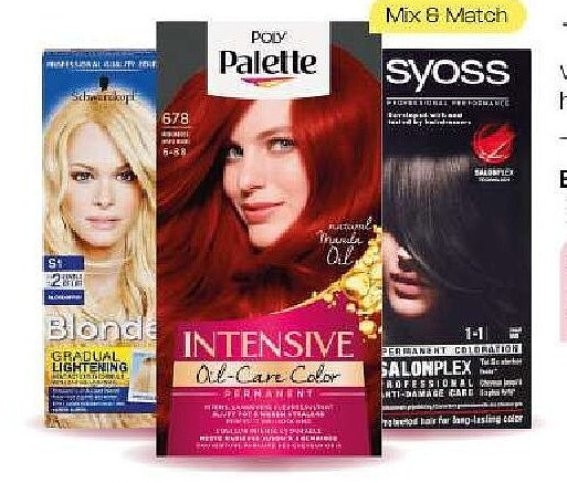 Syoss permanente haarkleuring