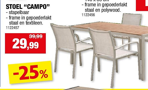 STOEL “CAMPO”