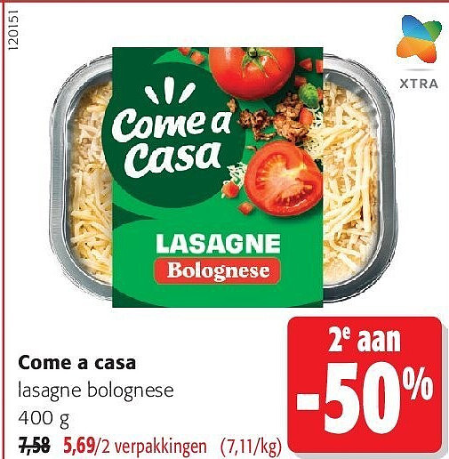Come a casa lasagne bolognese 400 g