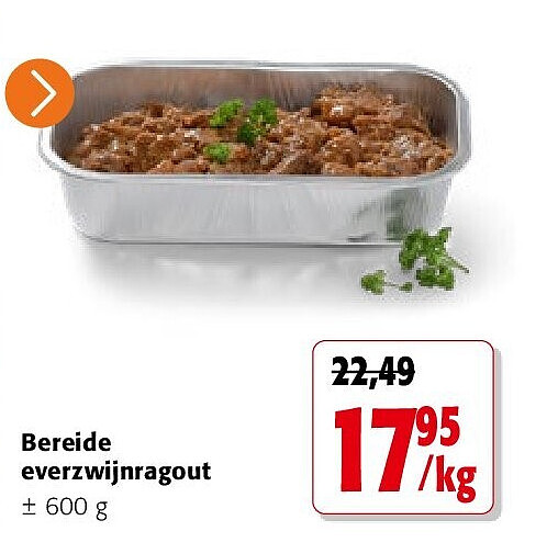 Bereide everzwijnragout