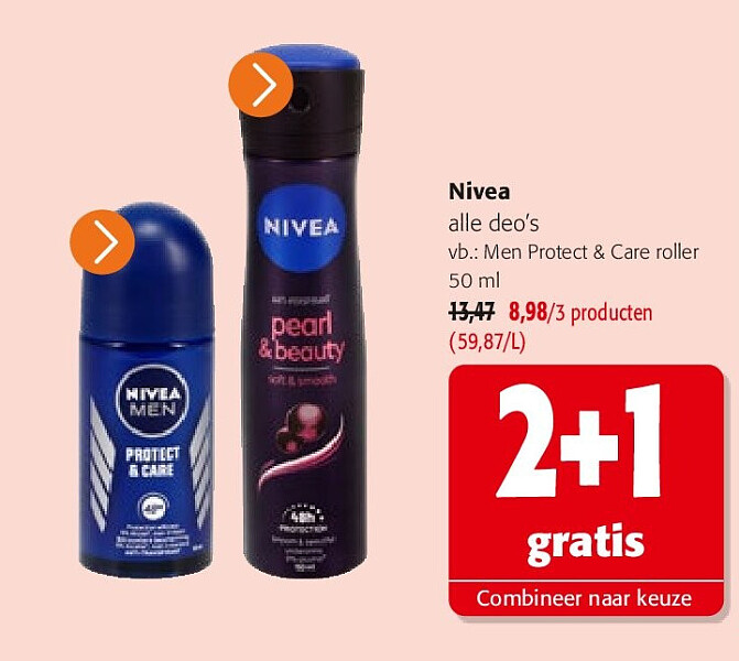 Nivea Men Protect & Care roller 50 ml