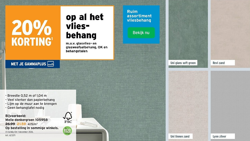 Melle donker groen 105958