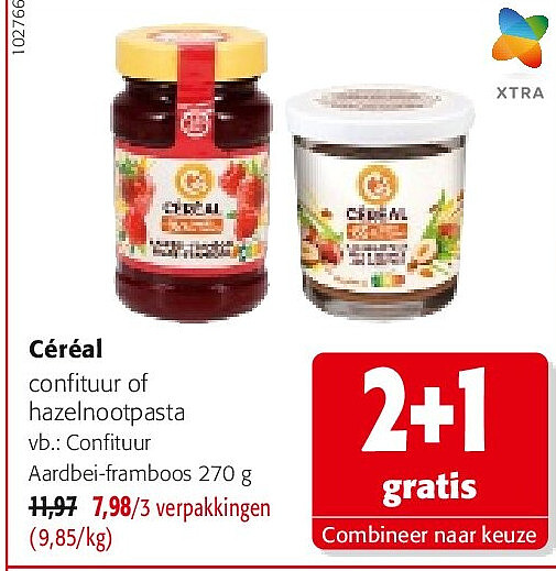 Céréal Confituur Aardbei-framboos 270 g