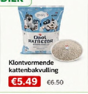 Klontvormende kattenbakvulling