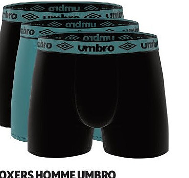 Boxers homme Umbro