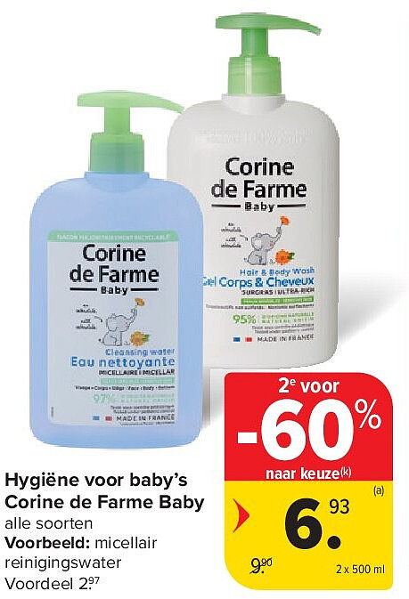 Hygiëne voor baby’s Corine de Farme Baby