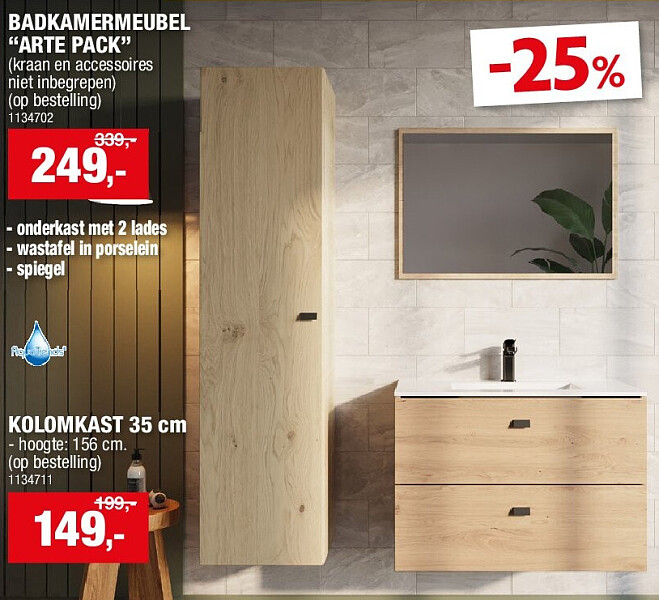 BADKAMERMEUBEL “ARTE PACK”