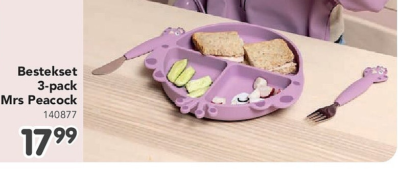 Bestekset 3-pack Mrs Peacock 140877