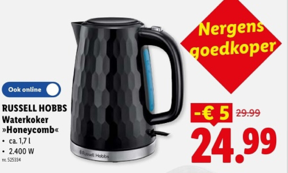 RUSSELL HOBBS Waterkoker >Honeycomb«