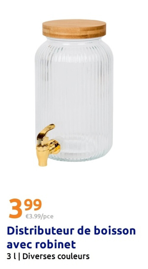 Distributeur de boisson avec robinet