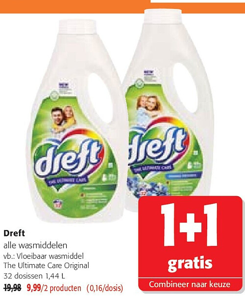 Dreft alle wasmiddelen