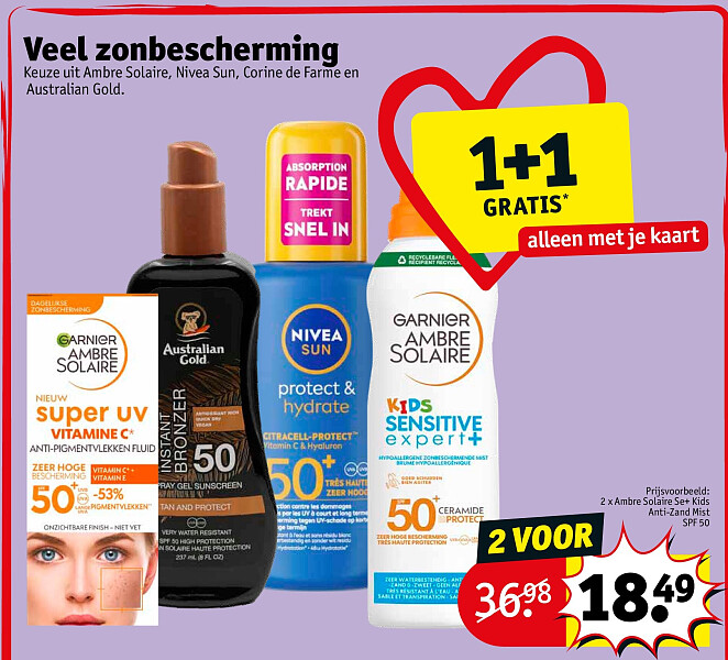 Veel zonbescherming