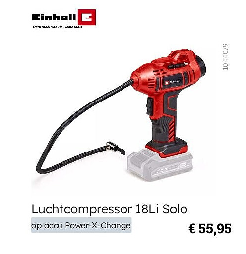 Luchtcompressor 18Li Solo