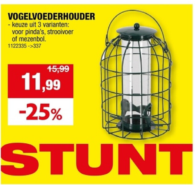 VOGELVOEDERHOUDER