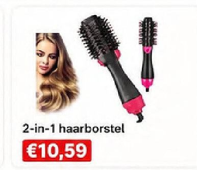 2-in-1 haarborstel