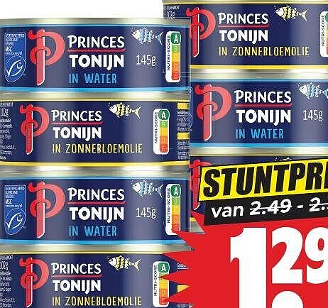 Princes tonijnstukken