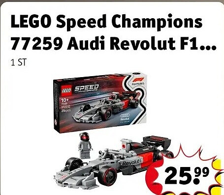 LEGO Speed Champions 77259 Audi Revolut F1...