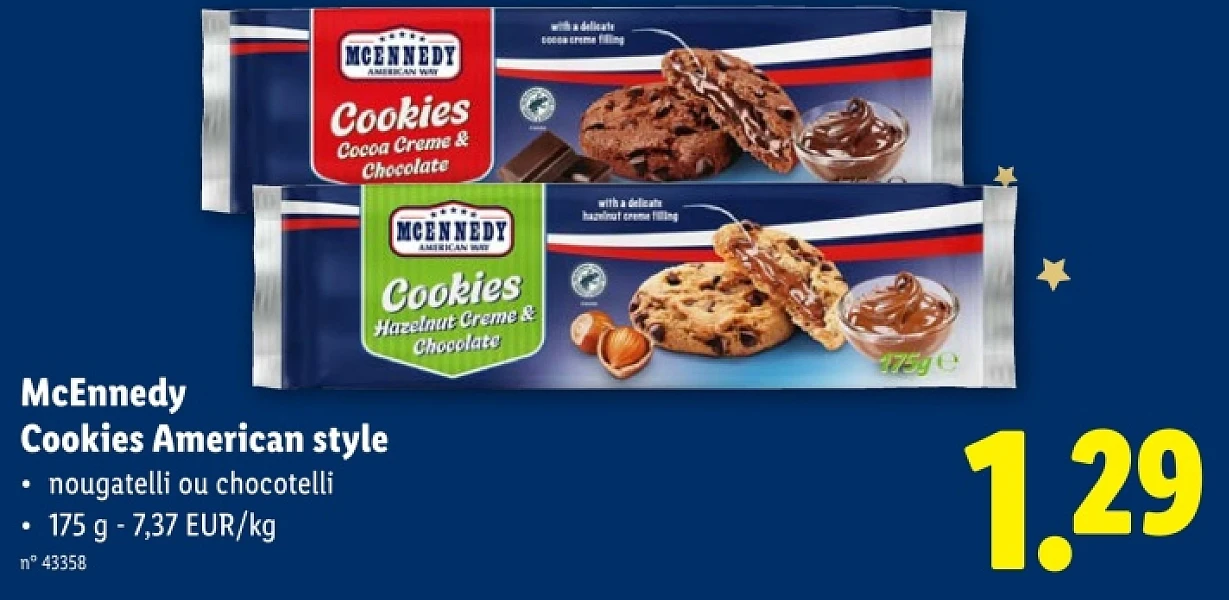 Cookies American style