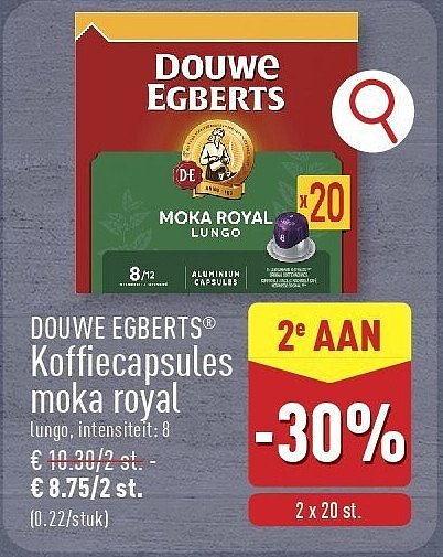 Koffiecapsules moka royal