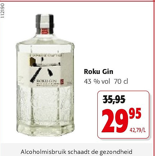 Roku Gin 43 % vol 70 cl